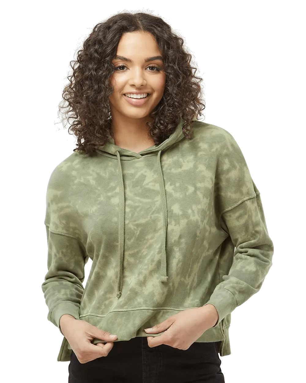 Alternative - Women's Eco-Washed Terry Tie Dye Hooded Sweatshirt