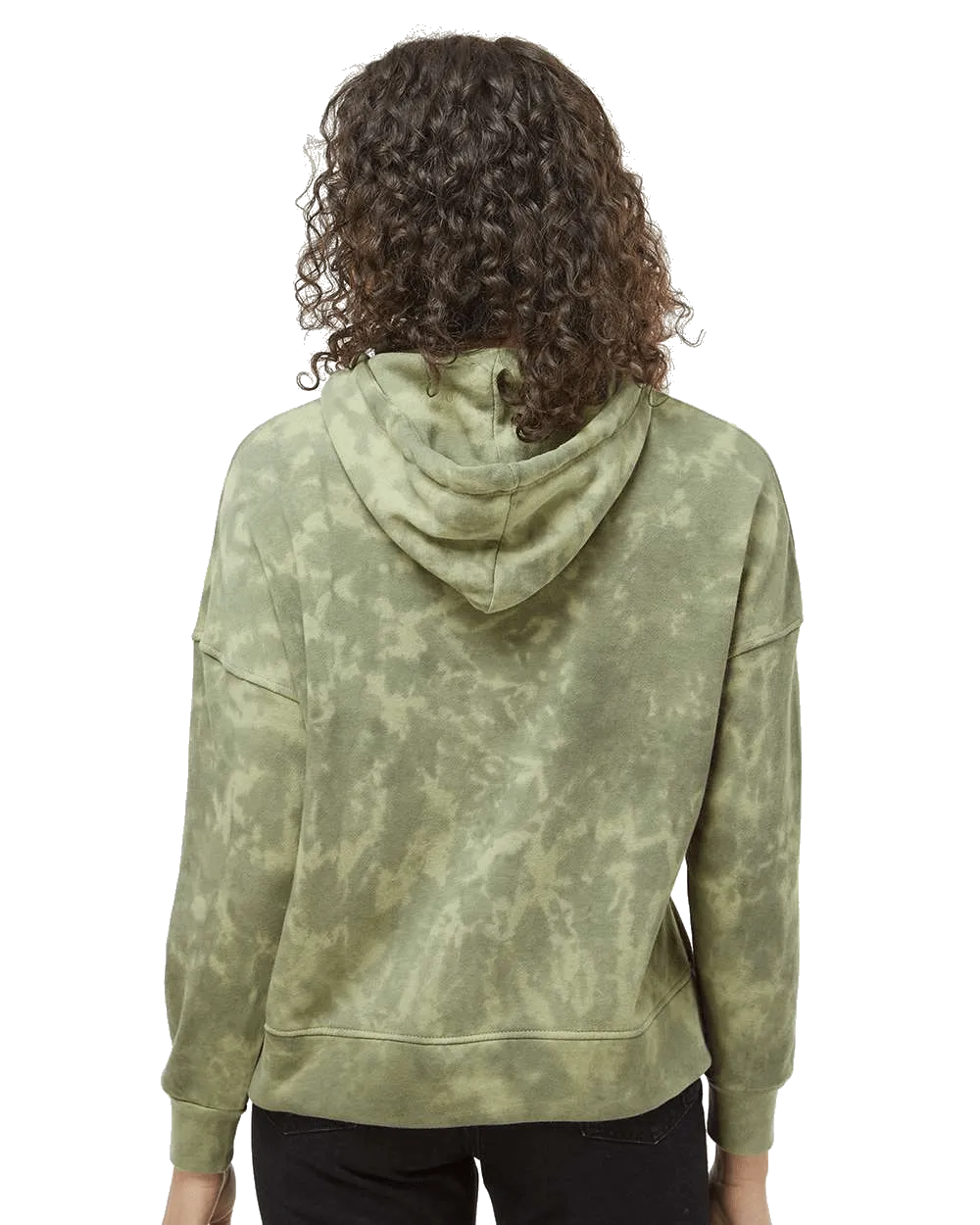 Alternative - Women's Eco-Washed Terry Tie Dye Hooded Sweatshirt