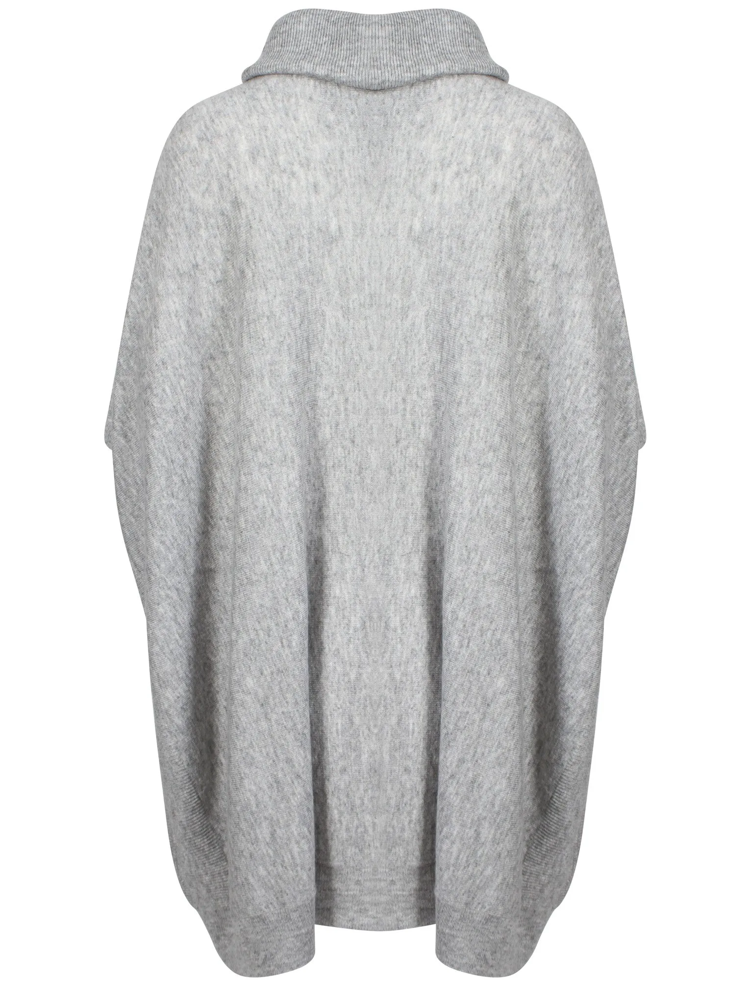 Amara Reya Camilla light grey poncho