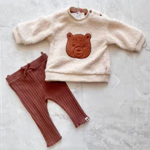 Baby Girls Set | 2PCS: Teddy Sweater Set | Babyface