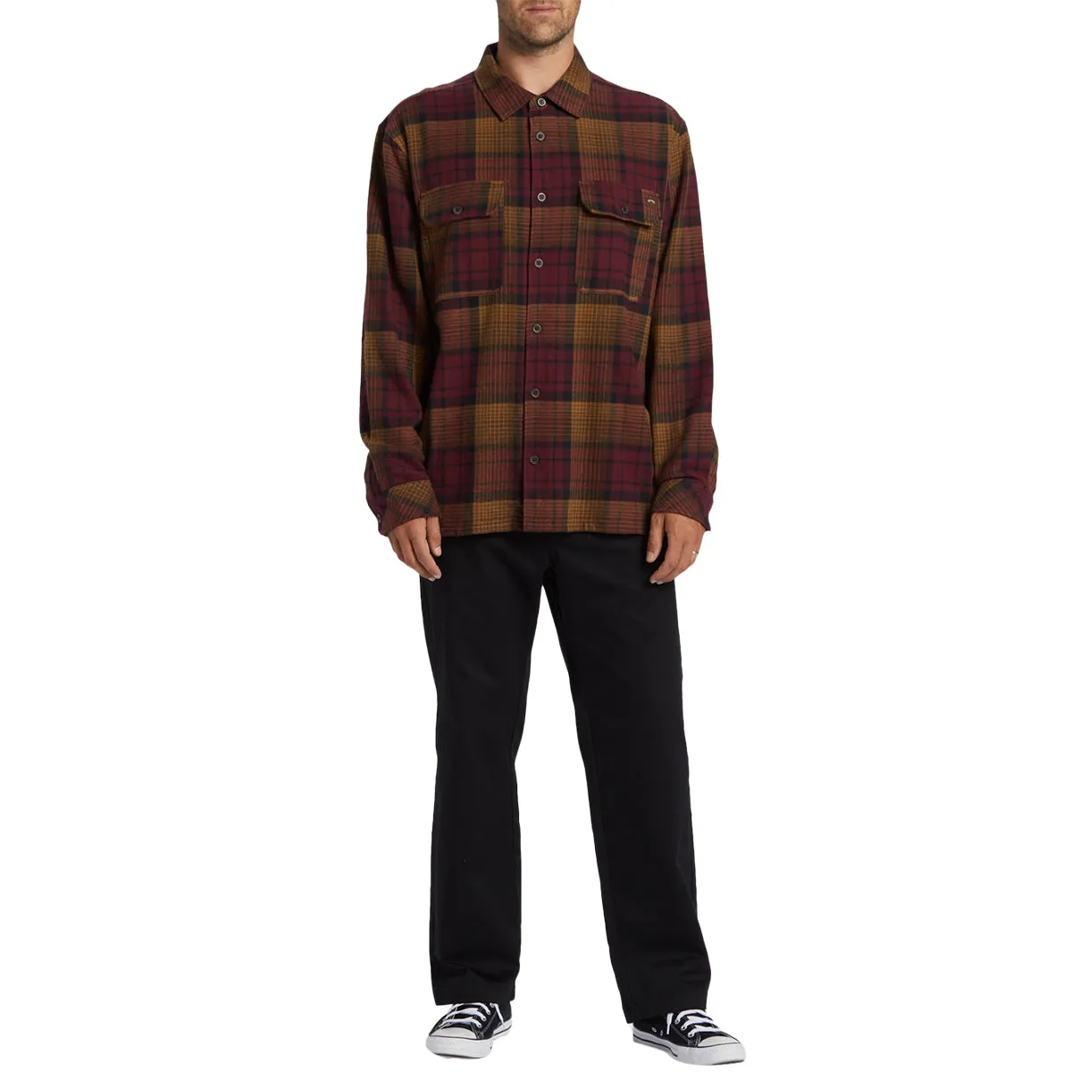 Billabong Offshore Long Sleeve Button-Up Flannel Shirt