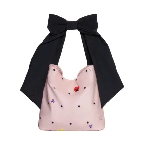 Bow Tote Bag | 'Pink Blossom'