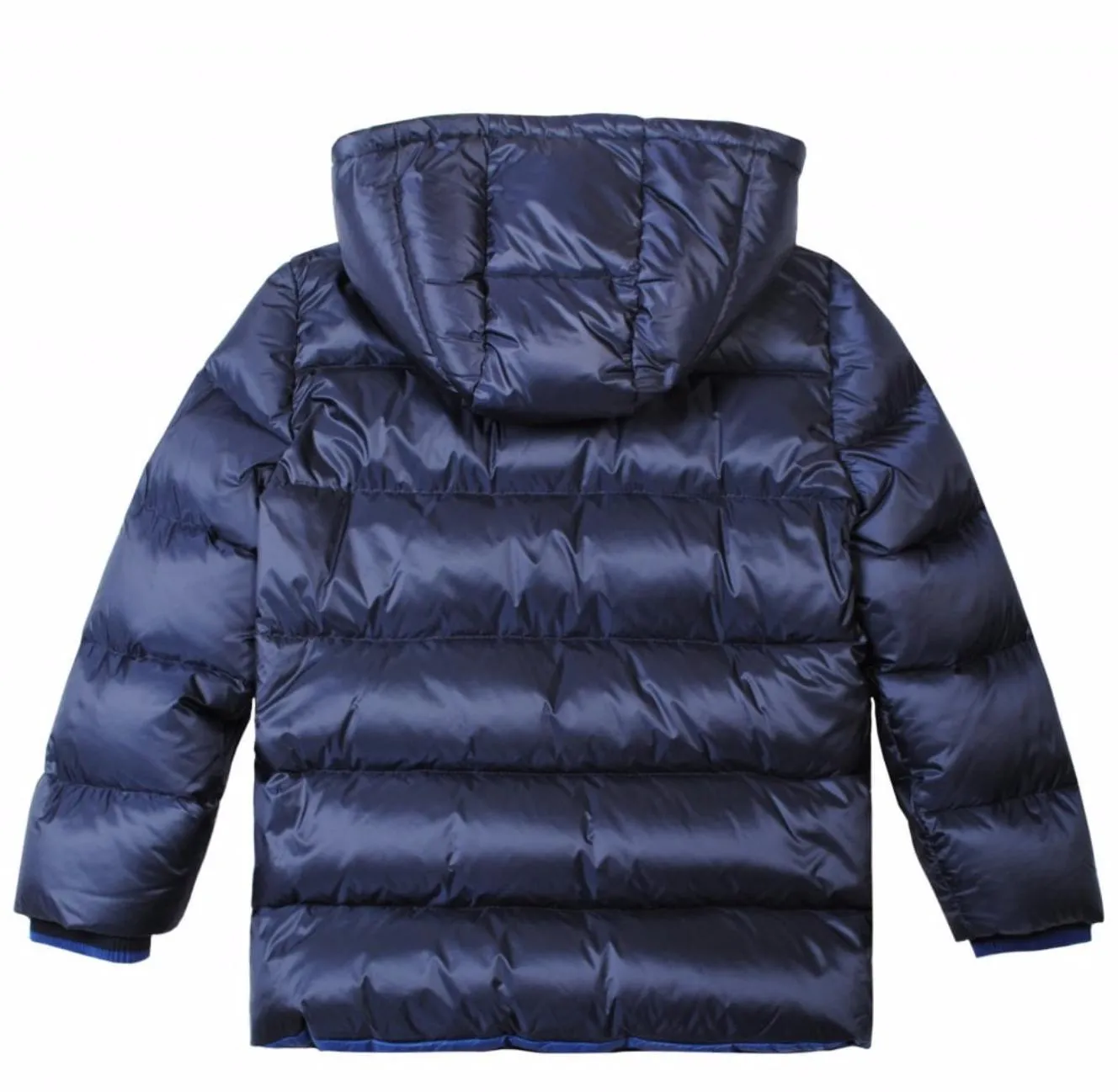 Boys Blue Padded Down Jacket