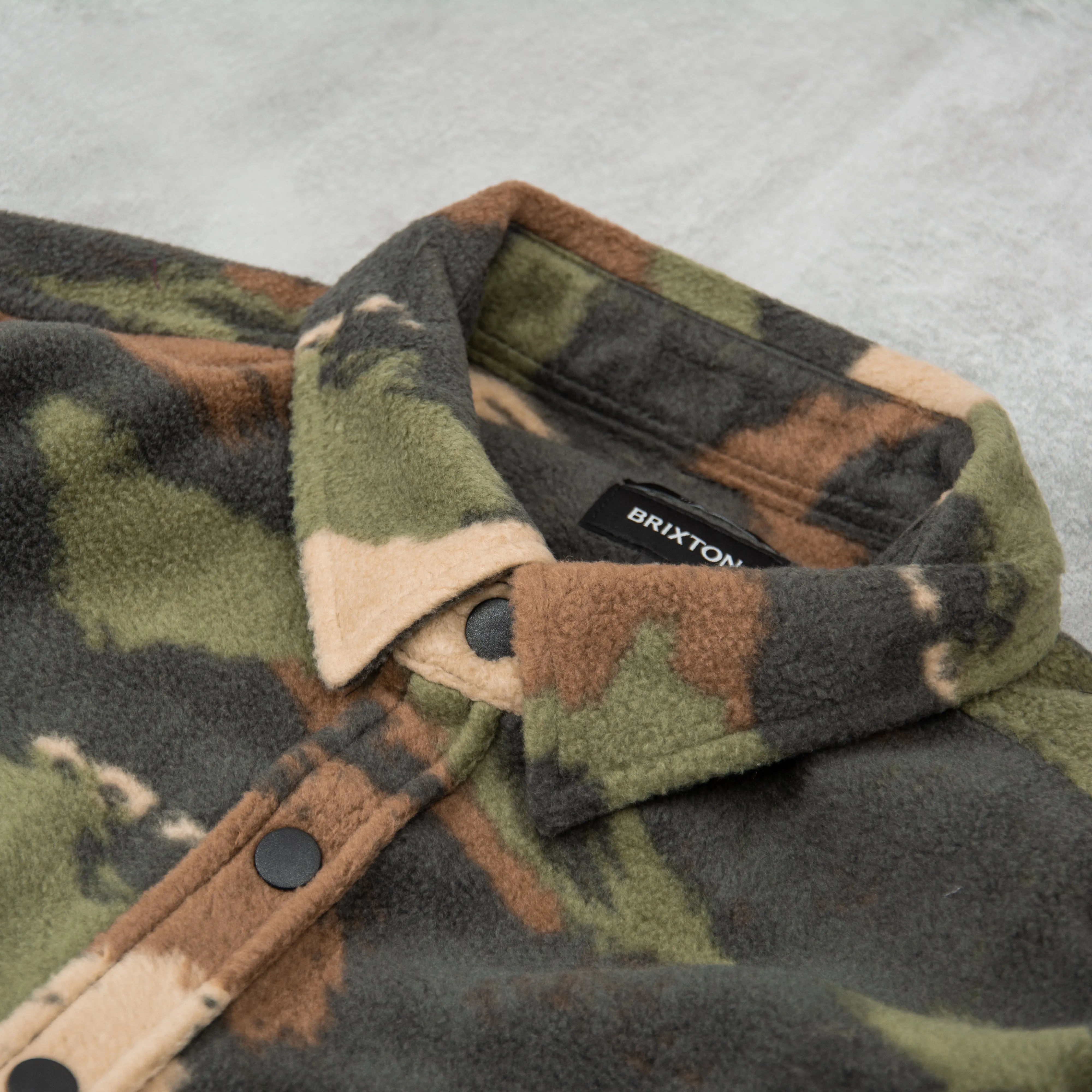 Brixton Bowery Arctic Stretch Fleece - Brushed Camo