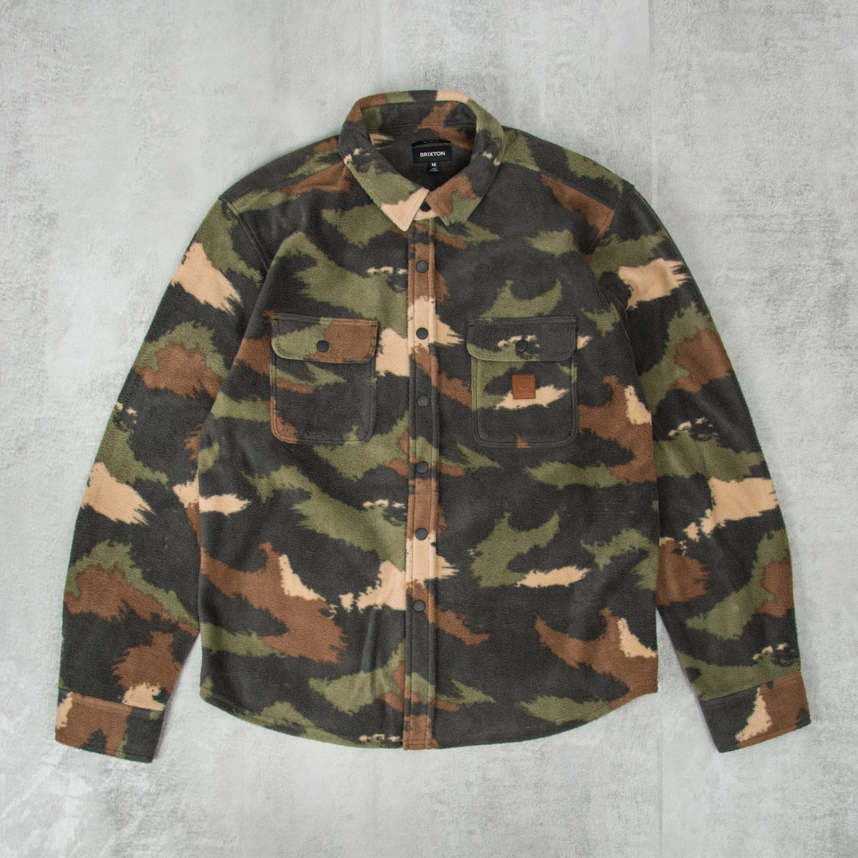 Brixton Bowery Arctic Stretch Fleece - Brushed Camo