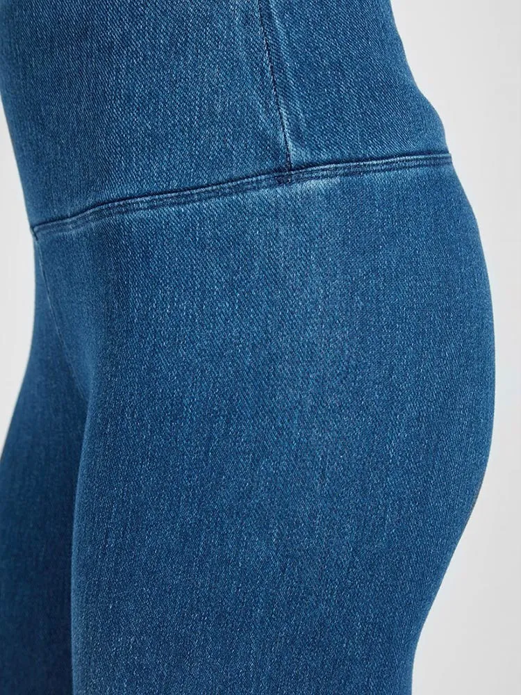 Denim Capri, Mid Wash