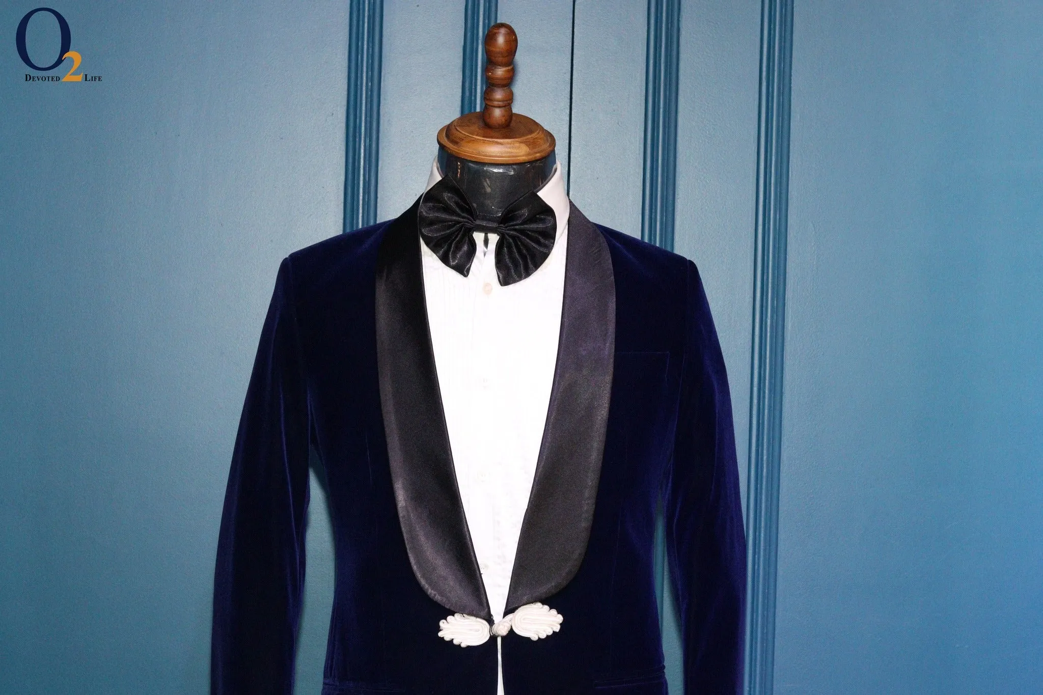 Designer Blue Velvet Blazer Mens Stylish Tuxdeo