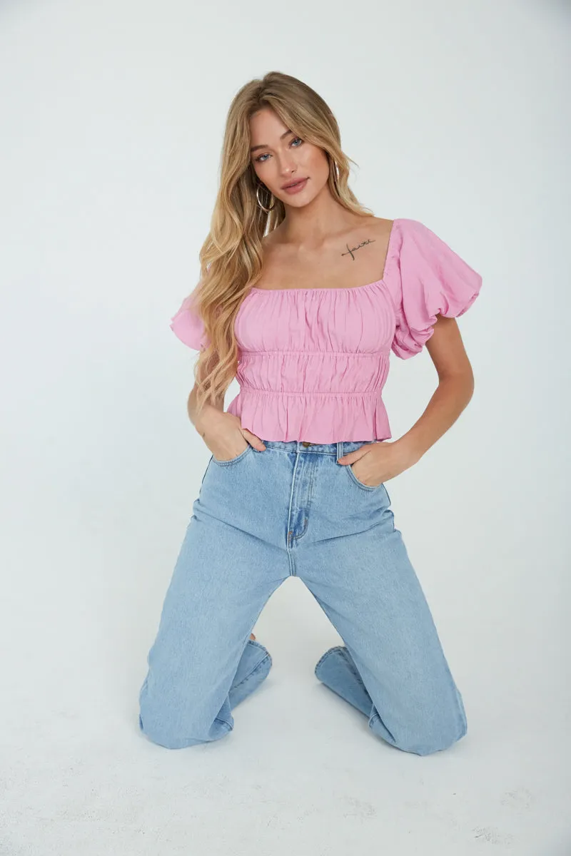 Dottie Ruffle Crop Top