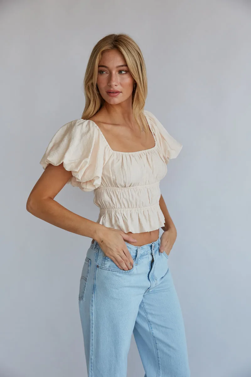 Dottie Ruffle Crop Top