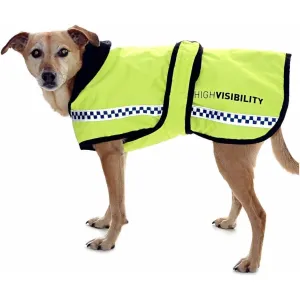 Equisafety Hi vis waterproof dog jacket - POLITE