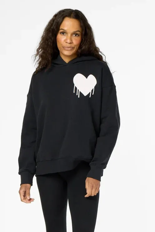 Kerri Rosenthal Boyfriend Drippy Heart Hoodie