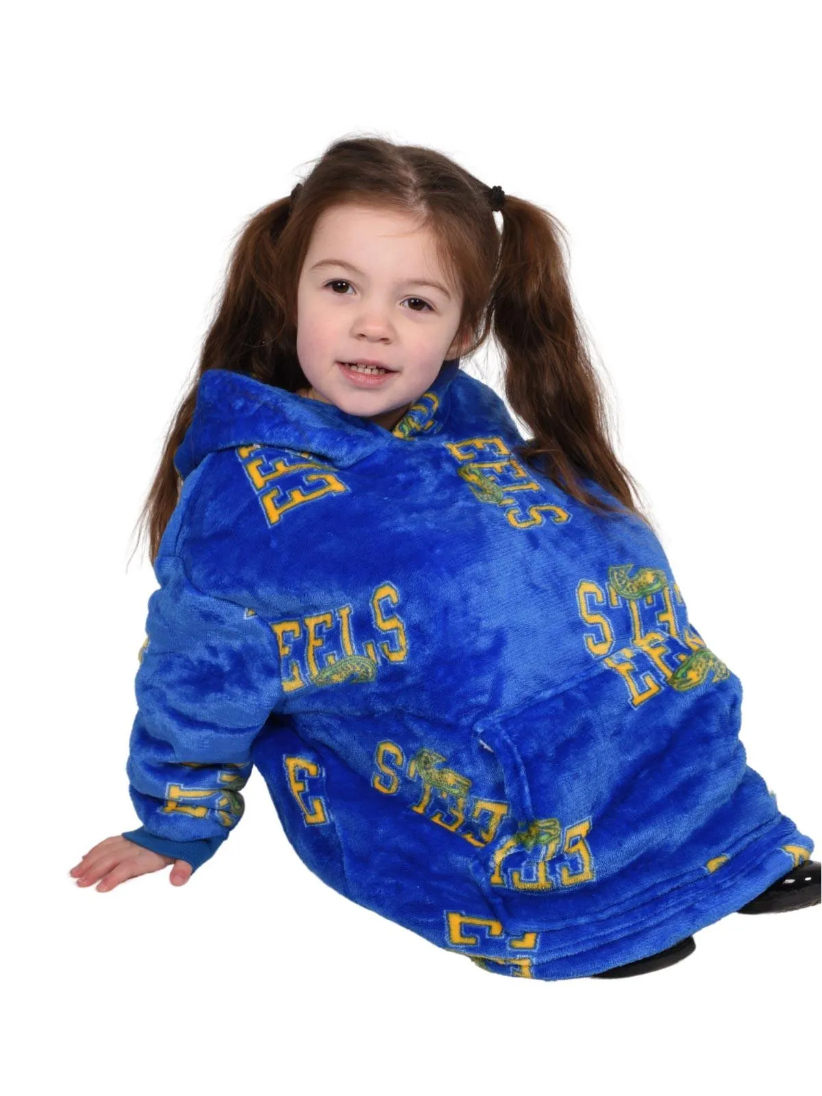 Kids Blanket Hoodie Eels