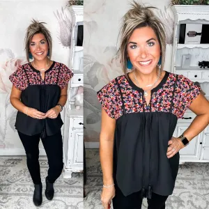 Listen To Your Heart Blouse - Black