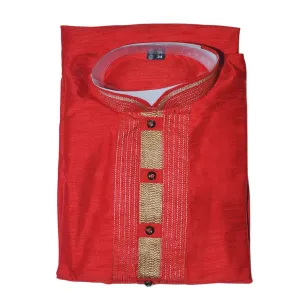 Mens kurta Red Color