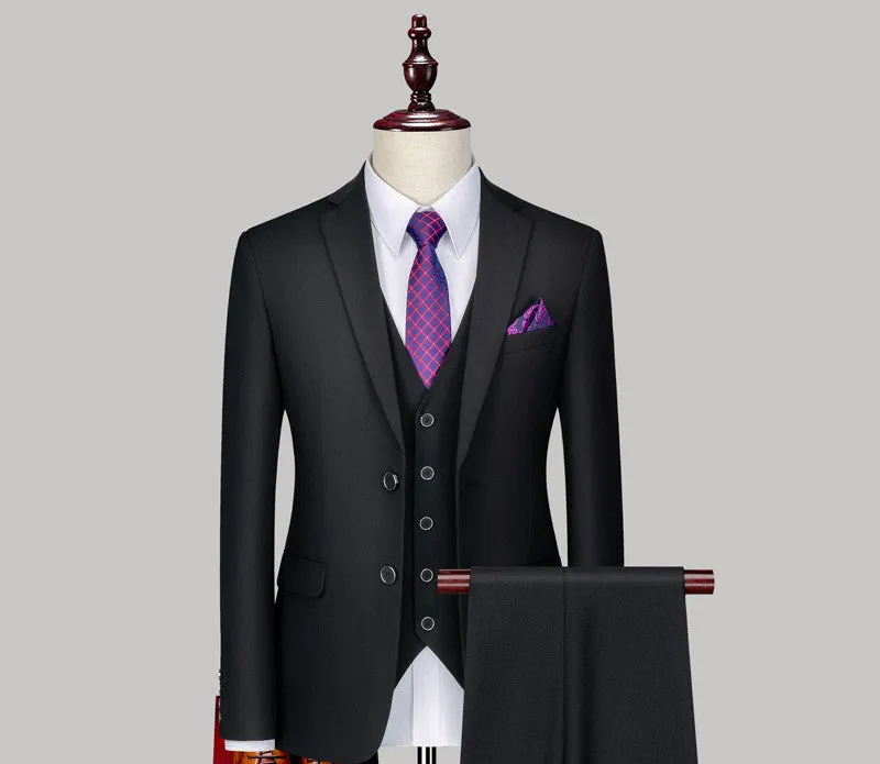 Men's Three-piece Suits For Groomsmen