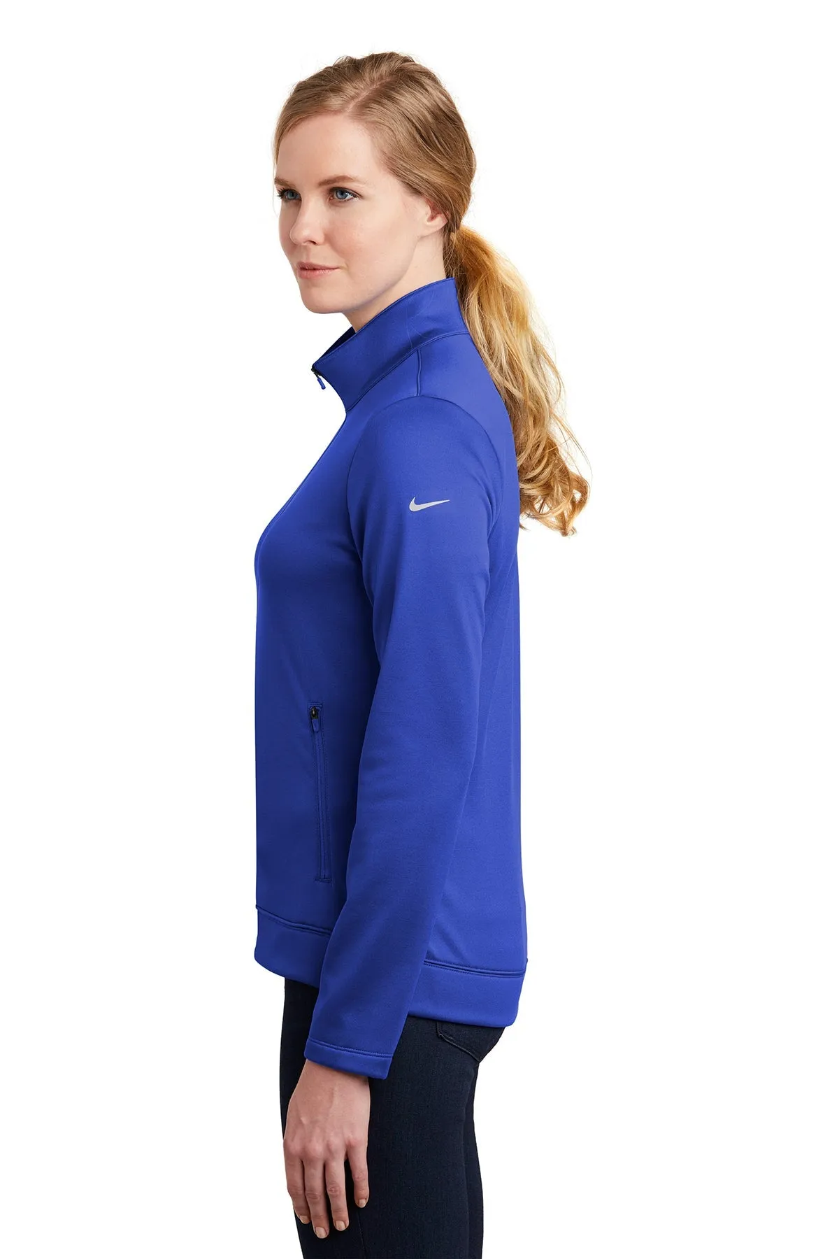 Nike Ladies ThermaFIT Full-Zip Customized Jackets, Game Royal