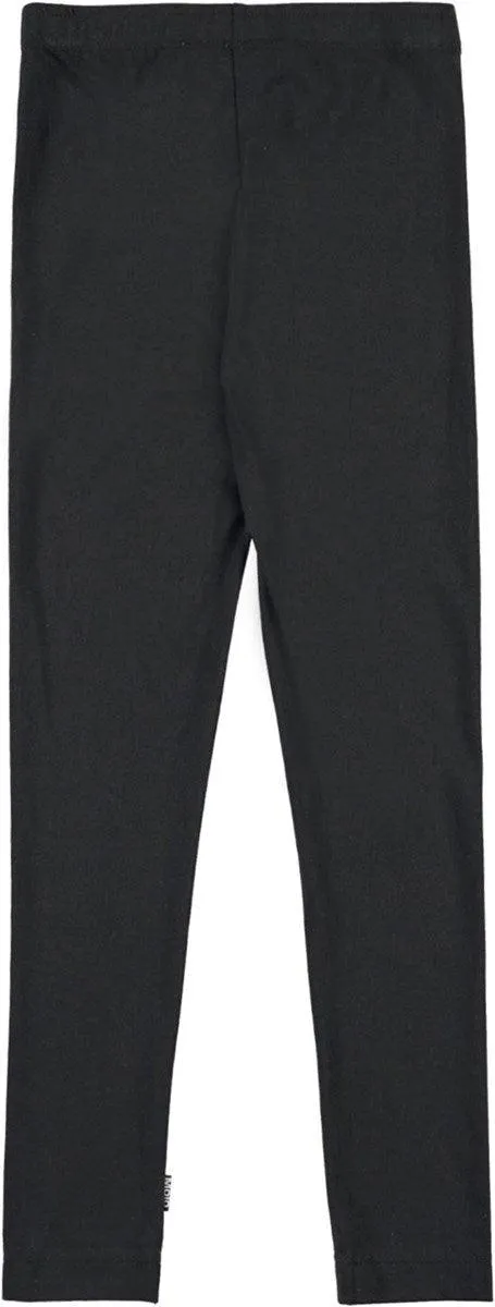 Organic Cotton Nica Leggings | Warm Black | Molo