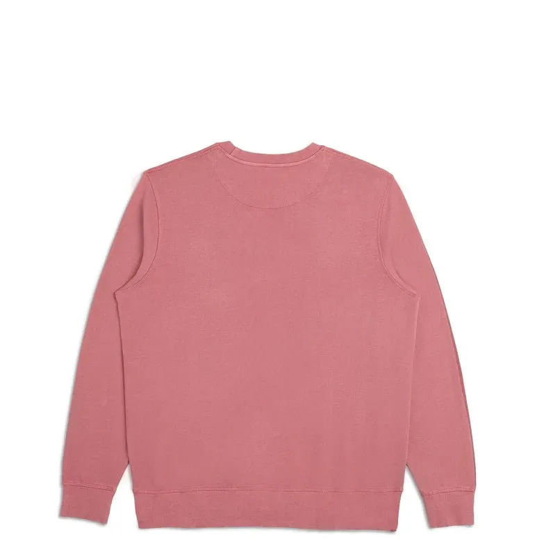 Organic French Terry Crewneck - Rosewood