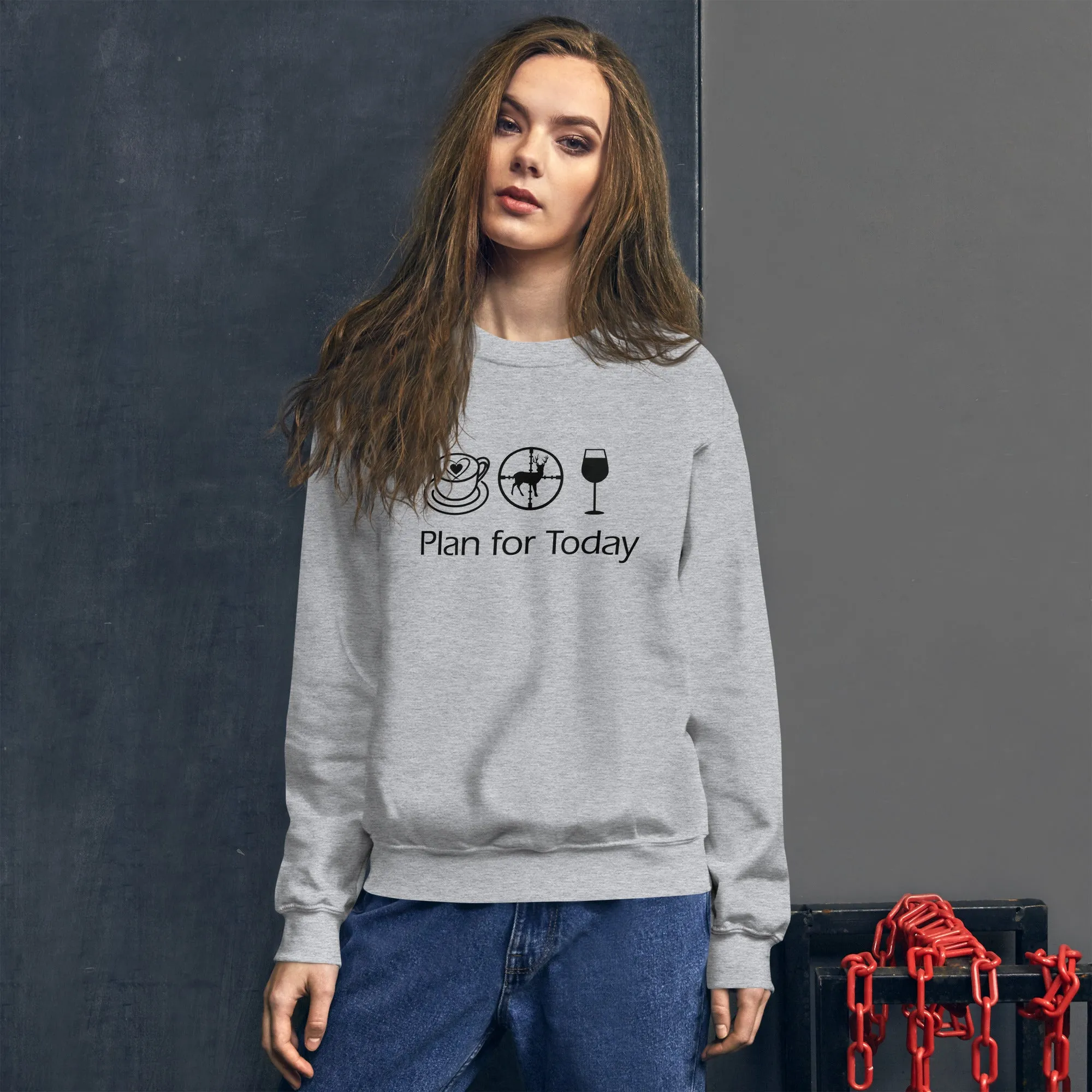 Plan for Today Unisex Cozy Sweatshirt