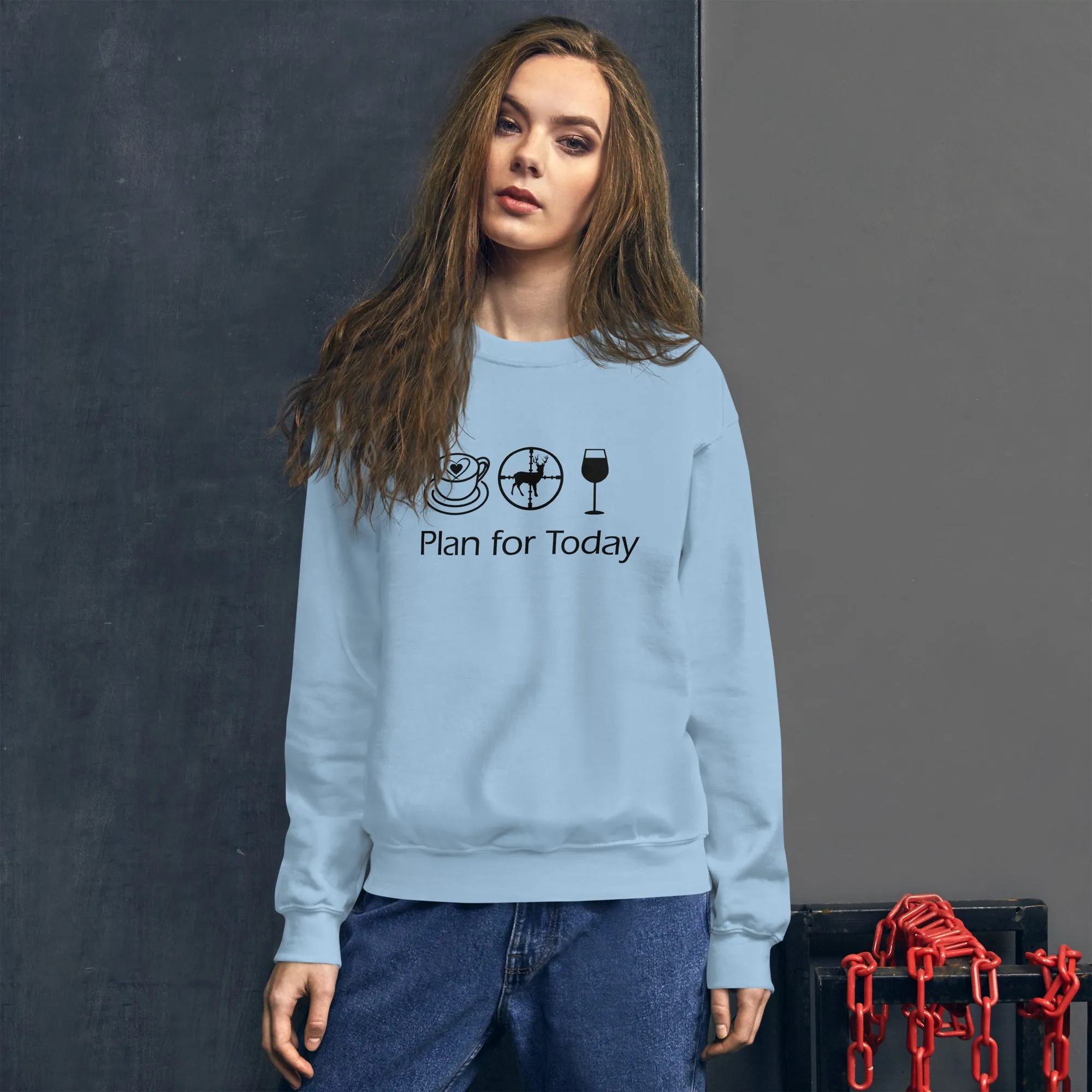 Plan for Today Unisex Cozy Sweatshirt