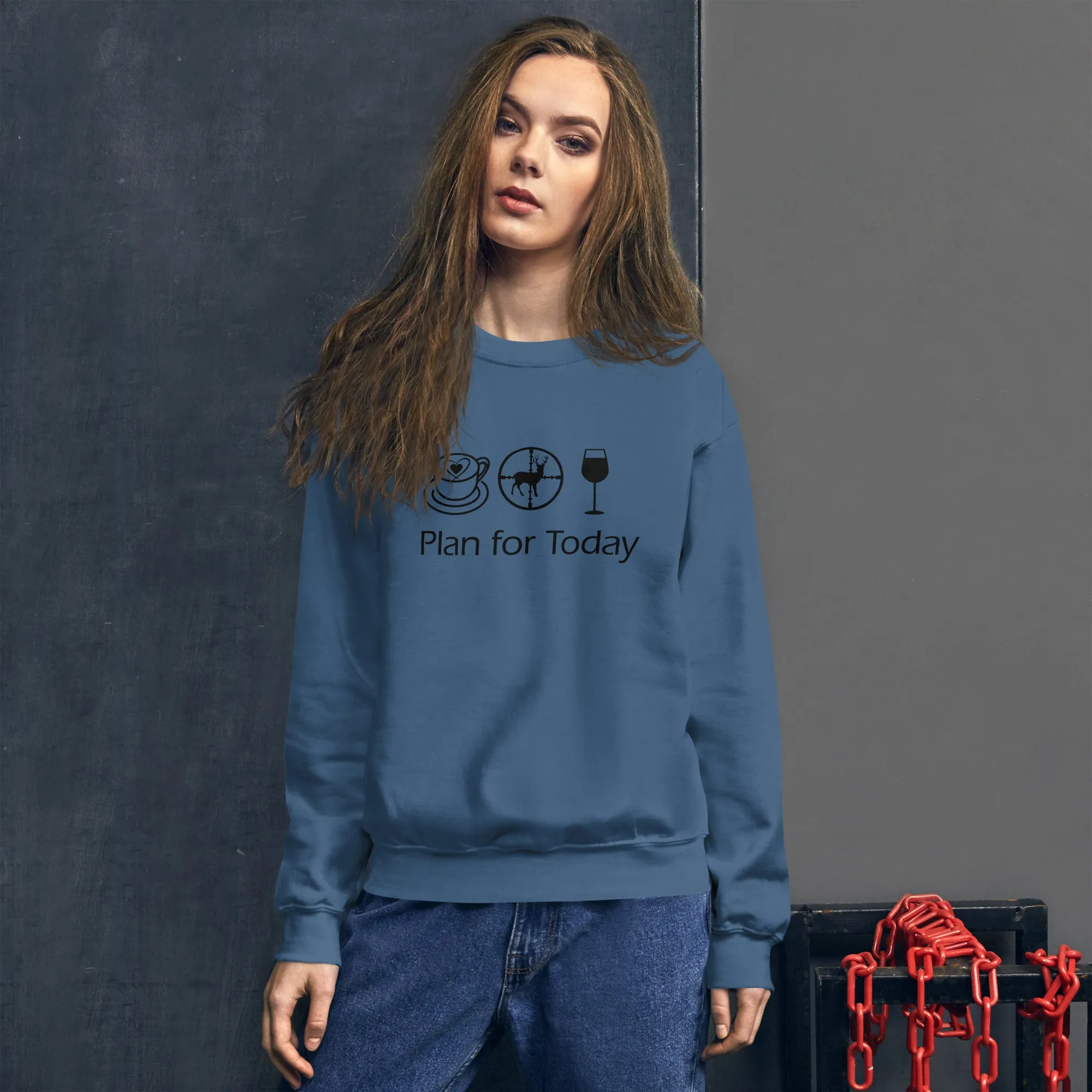 Plan for Today Unisex Cozy Sweatshirt