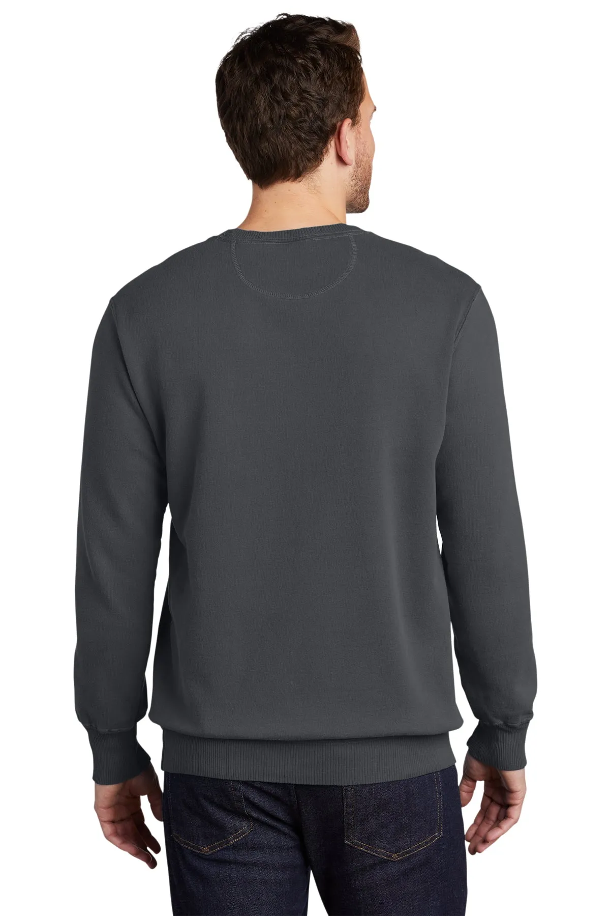 Port & Company Pigment Dyed Customized Sweatshirts, Coal