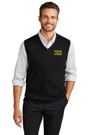 Port Authority Customized Sweater Vests, Black