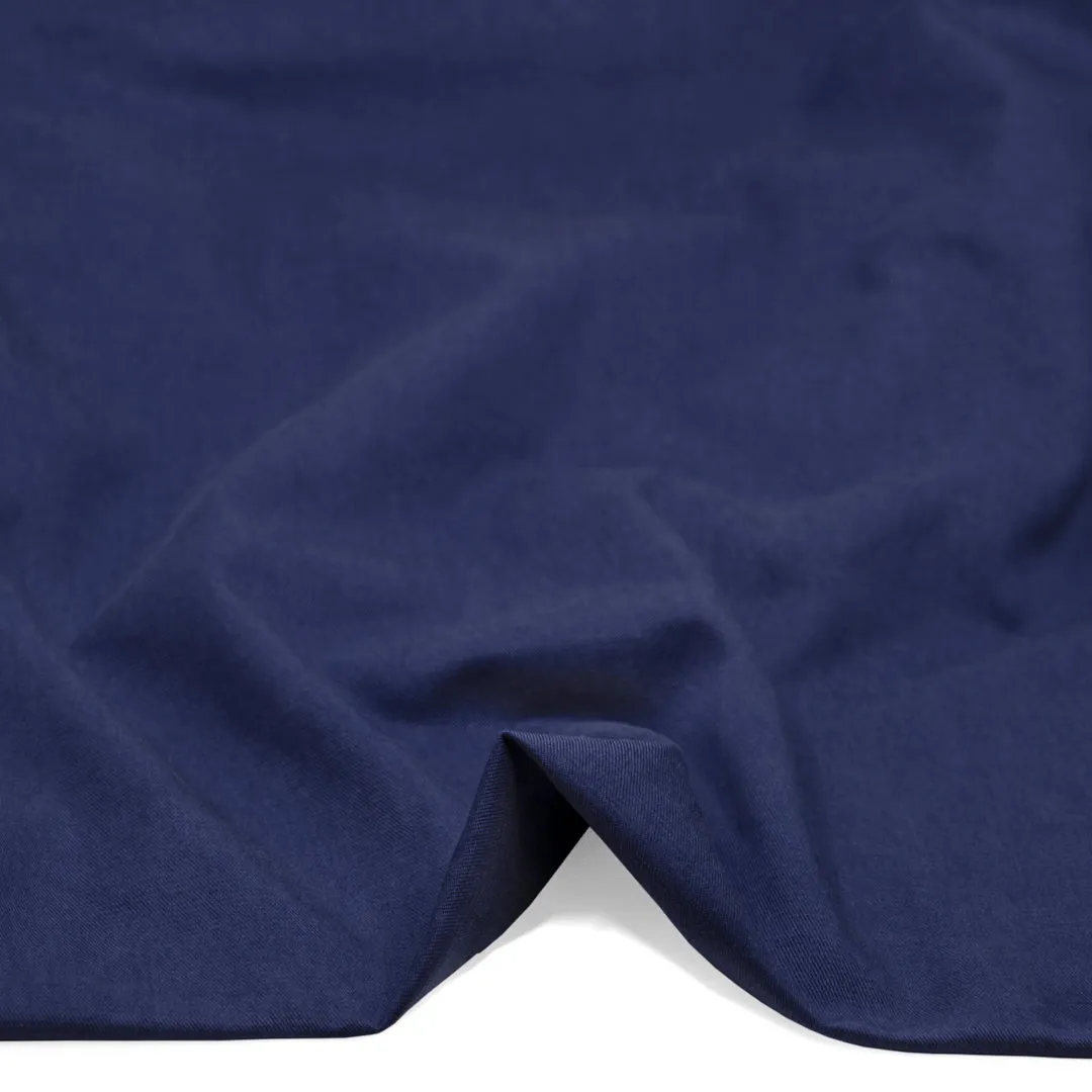 Remnant - 1.1m - Uptown Cotton Lyocell Twill - Blueberry