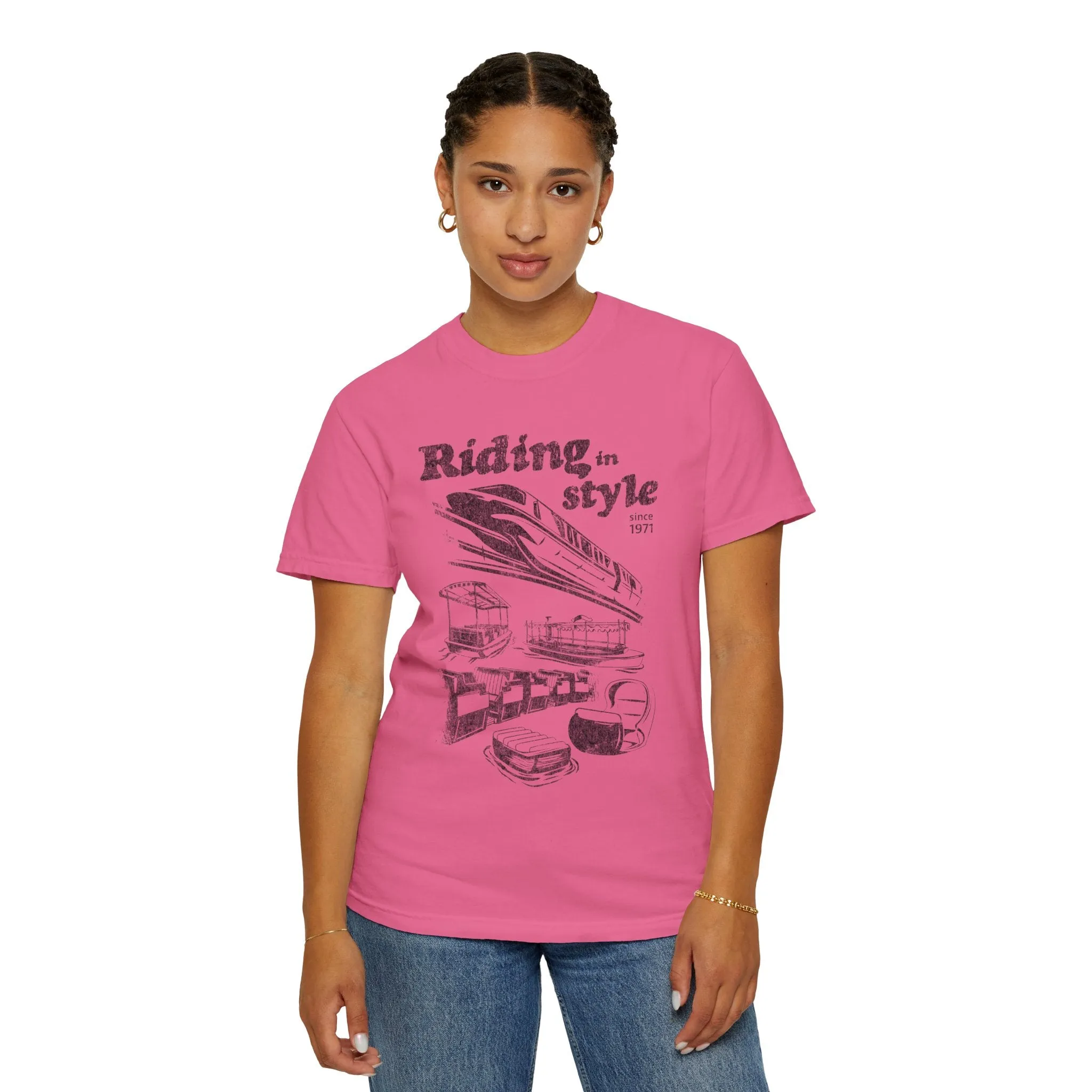 Riding in Style Comfort Colors Tee