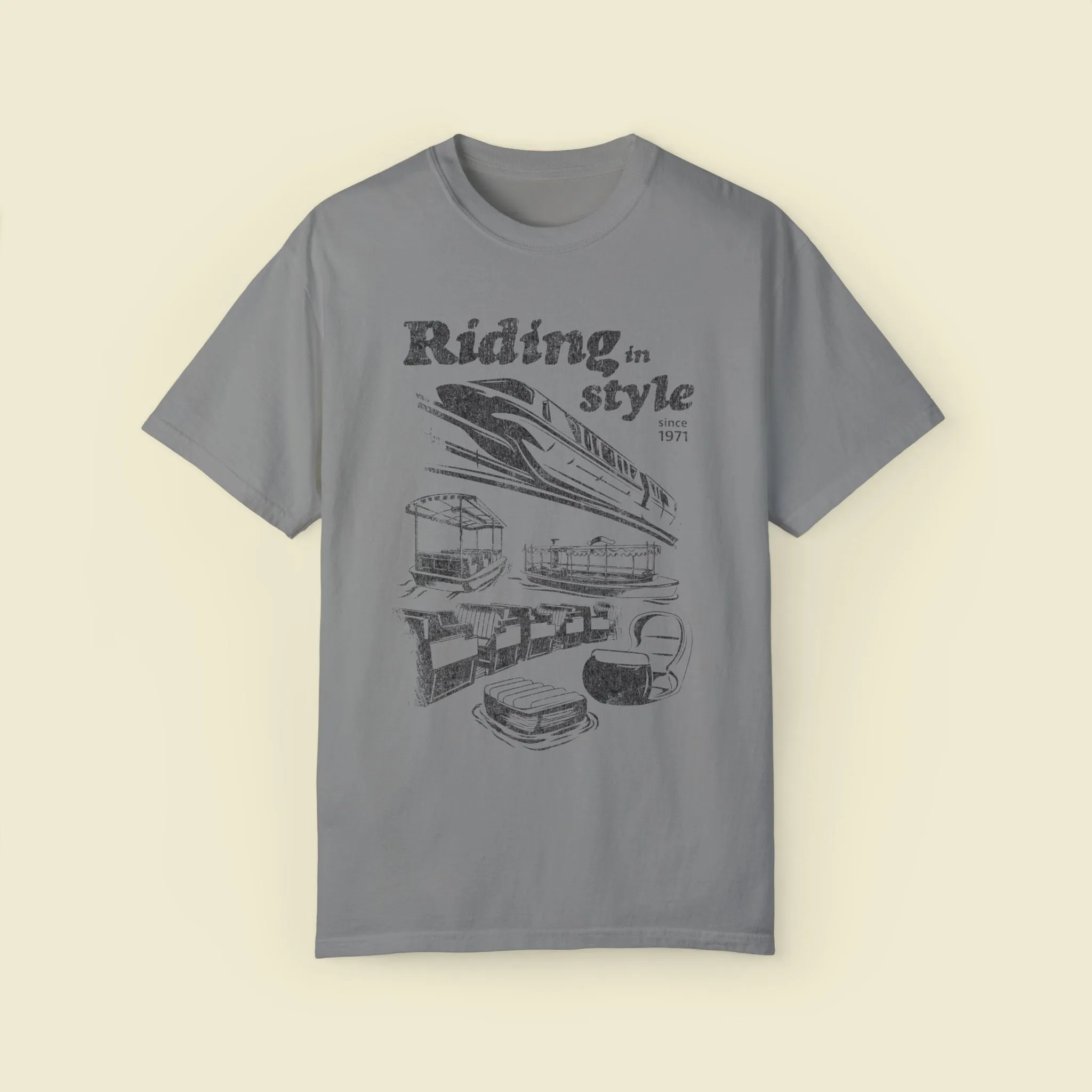 Riding in Style Comfort Colors Tee