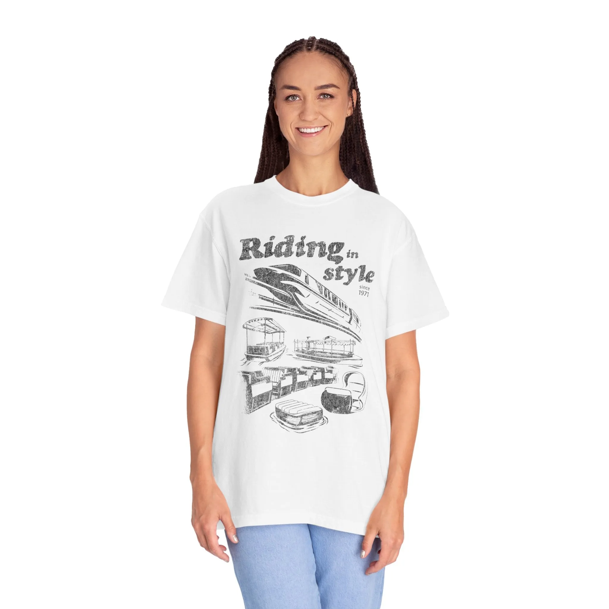 Riding in Style Comfort Colors Tee