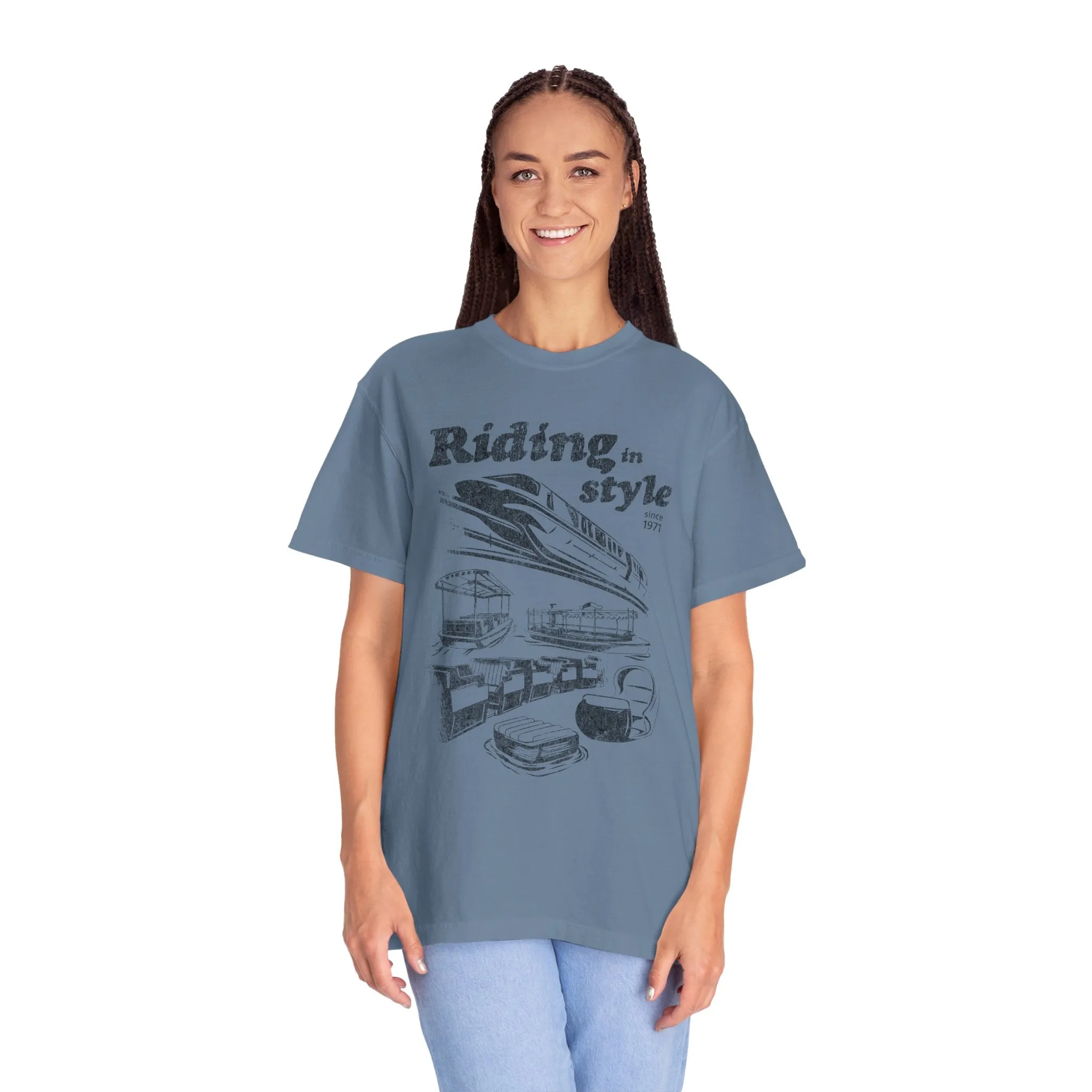 Riding in Style Comfort Colors Tee