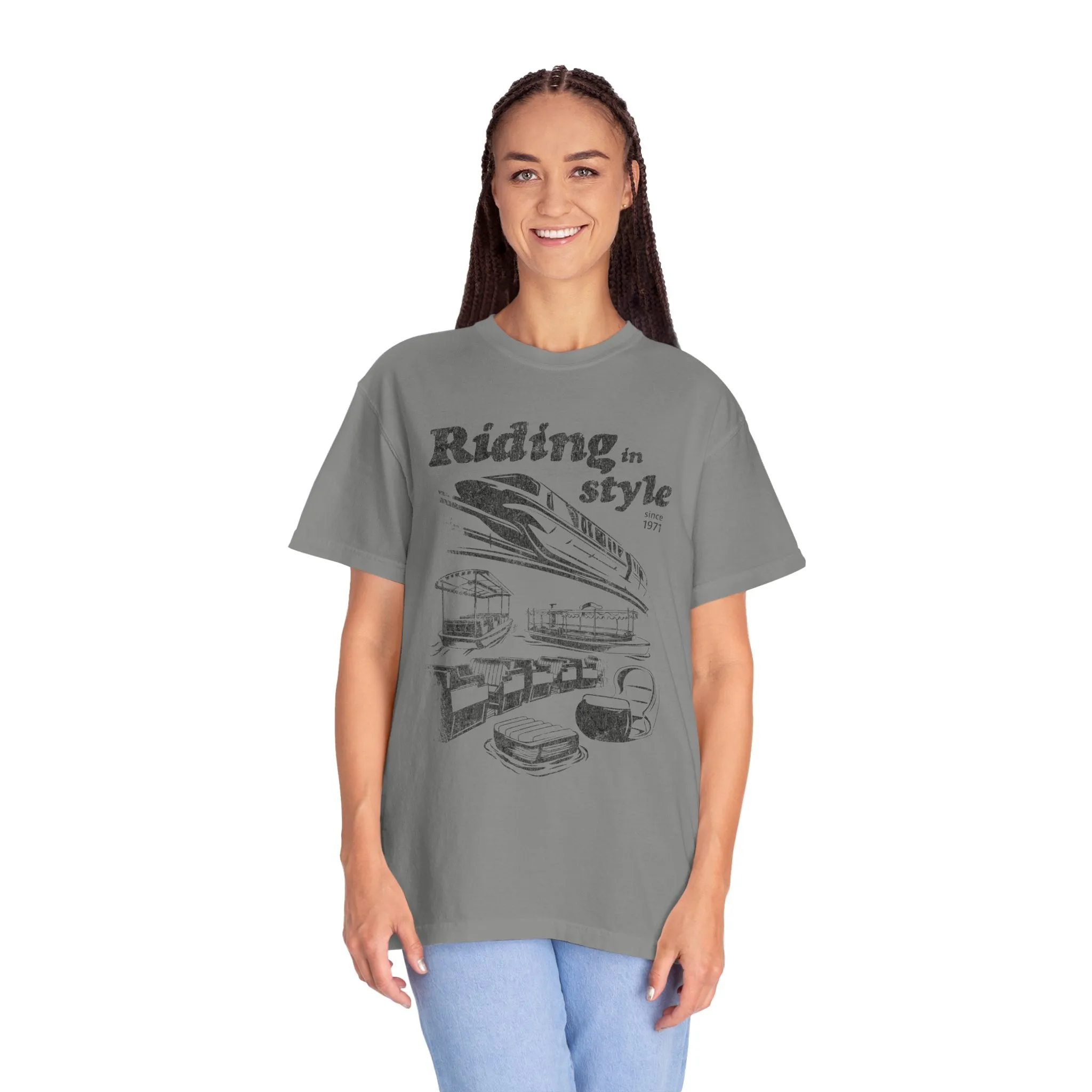 Riding in Style Comfort Colors Tee