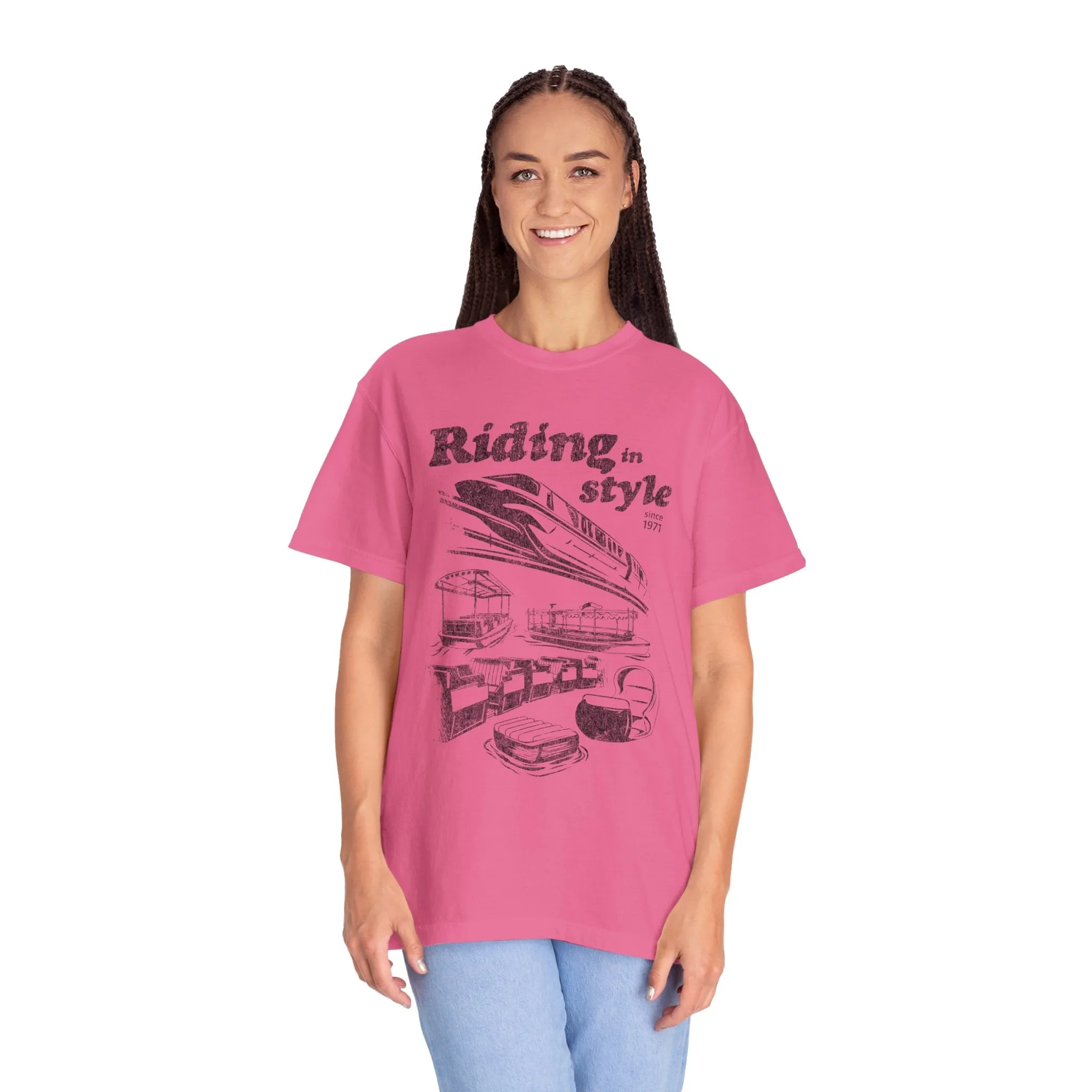 Riding in Style Comfort Colors Tee