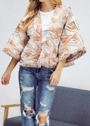 Sloane Aztec Cropped Cardigan ***FINAL SALE***