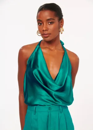 The Jackie Top - Emerald