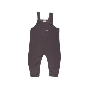 Turtledove London Plain Charcoal Cord Easy Fit Dungarees - Midnight